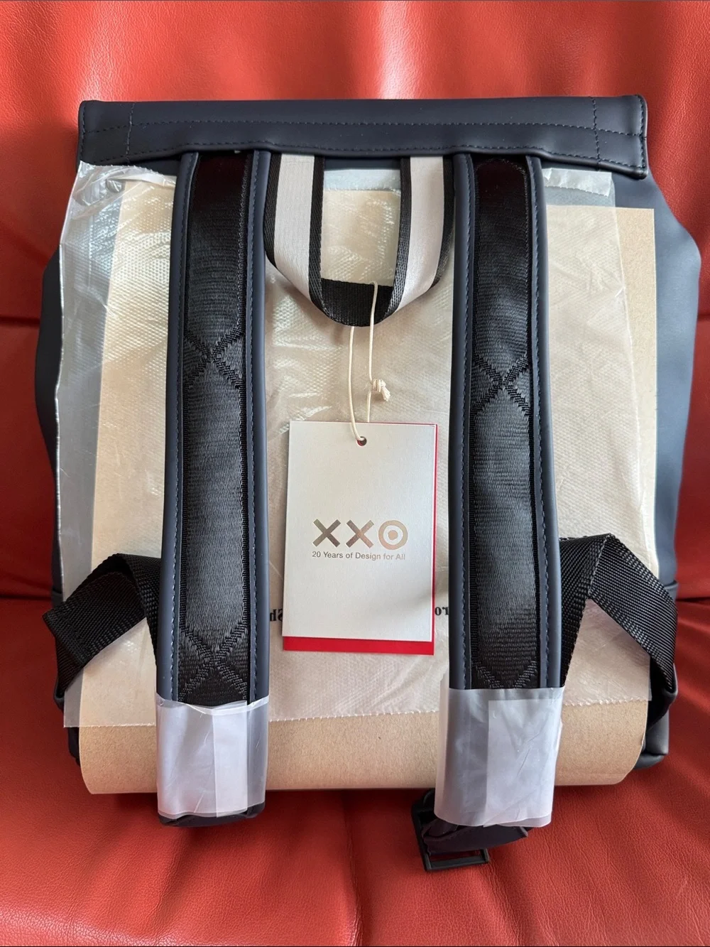 NWT Hunter for Target Medium Navy Blue Backpack Bag w/ Yellow Interior